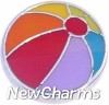 H7135 Beach Ball Floating Locket Charm