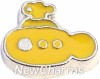 H7816 Yellow Submarine Floating Locket Charm