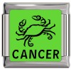 Aries Zodiac Italian Charm on Gold
