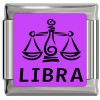 Aries Zodiac Italian Charm on Gold