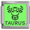 Aries Zodiac Italian Charm on Gold