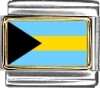 Bahamas Flag Italian Charm