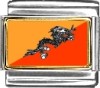 Bhutan Flag Italian Charm