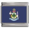 Maine Flag Italian Charm